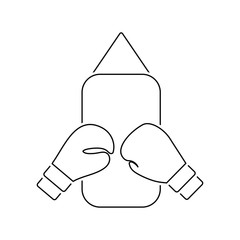 Icon of Boxing pear and gloves