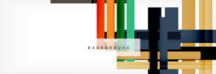 Minimal line design abstract background