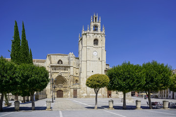 Cathedral of the city of Palencia in Spain