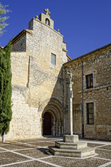 Fototapeta na wymiar Cruise in the courtyard of a monastery in Spain