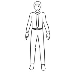 vector of man