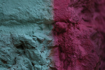 Blue and pink wall background