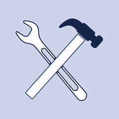 Plumbing work symbol icon