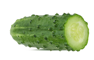 Cucumber isolated on white background