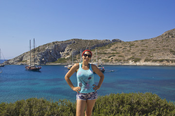 Beautifull Woman in Datça,Turkey 