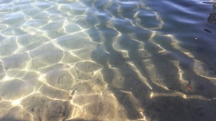 Water Reflections In A Lake