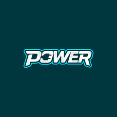 Power logo design. Electric socket energy logotype. Vector emblem