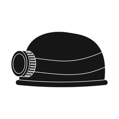 Isolated object of alpinism and peak symbol. Set of alpinism and camp stock vector illustration.