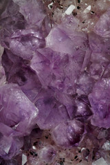 mineral purple Amethyst crystal quartz texture background