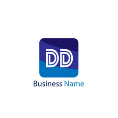 Initial Letter DD Logo Template Design