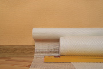 Picture of fiberglass wallpaper.