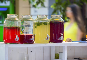 Summer fruit lemonad