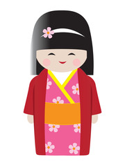 Fototapeta premium Boneca japonesa