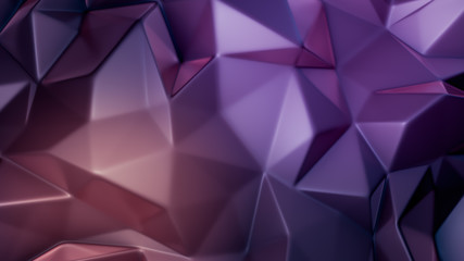 Purple crystal background. 3d illustration, 3d rendering.
