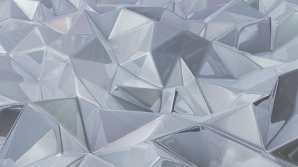 Fototapeta premium Stylish gray crystal background..3d illustration, 3d rendering.