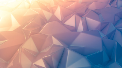 Purple crystal background. 3d illustration, 3d rendering.