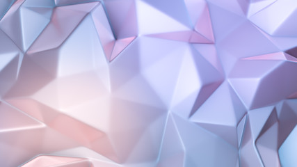 Purple crystal background. 3d illustration, 3d rendering.