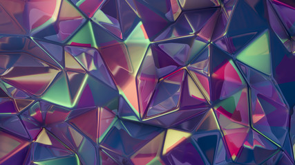 Purple crystal background. 3d illustration, 3d rendering.