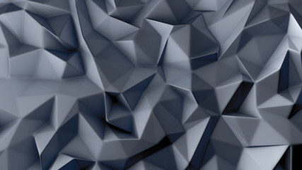 Fototapeta premium Stylish gray crystal background..3d illustration, 3d rendering.