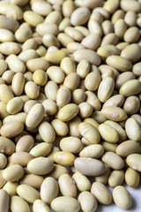 close up of different cereals. peanut