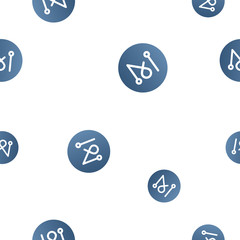 Matrix AI Network Cryptocurrency Coin Sign Seamless Pattern