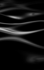 Luxury black drapery fabric background. 3d illustration, 3d rendering.