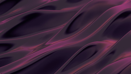 Fototapeta premium Luxurious pink drapery fabric background. 3d illustration, 3d rendering.