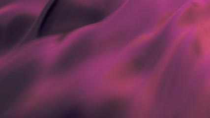 Luxurious pink drapery fabric background. 3d illustration, 3d rendering.