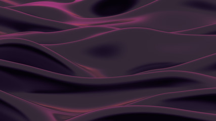 Luxurious pink drapery fabric background. 3d illustration, 3d rendering.