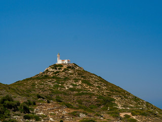 Lighthouse is located on a high point of the island near the ruins of the ancient city of Knidos,...