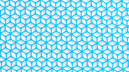Fototapeta premium Abstract blue white background. 3d illustration, 3d rendering.