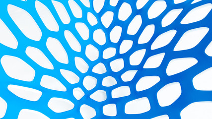 Abstract blue white background. 3d illustration, 3d rendering.