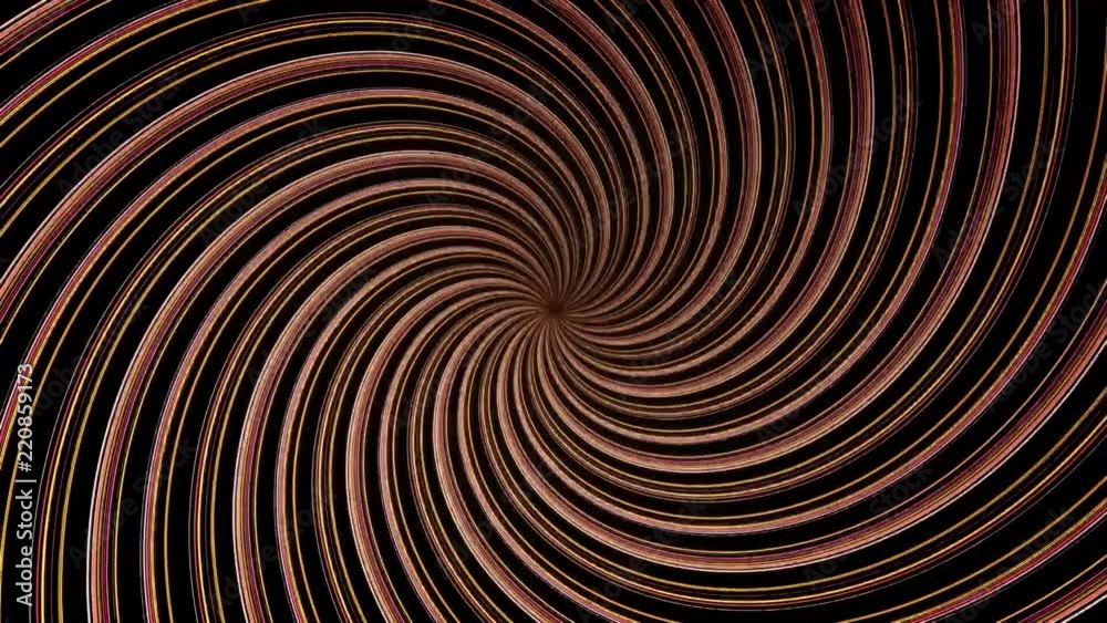 Poster abstract spiral rotating and twisting lines, computer generated background, 3d rendering background.