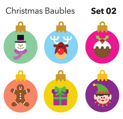 Christmas Bauble  - Set 02
