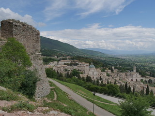 Assisi - panorama dalle Rocca Maggiore
