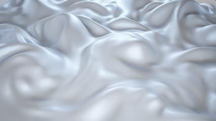 Obraz premium White abstract background, 3d illustration, 3d rendering.