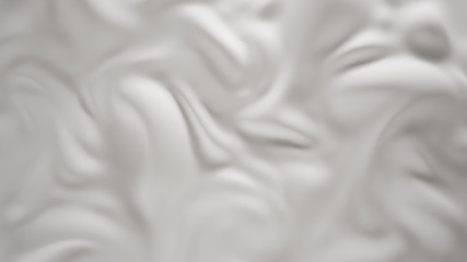 Obraz premium White abstract background, 3d illustration, 3d rendering.