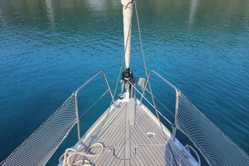 Sailboat In Blue Water