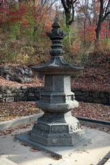 Obraz premium Yeongoksa Buddhist Temple