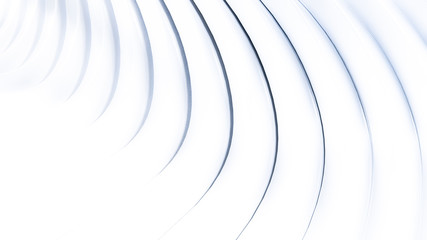 White-blue, white beautiful colorful 3d background with smooth lines and waves of metal. 3d illustration, 3d rendering.