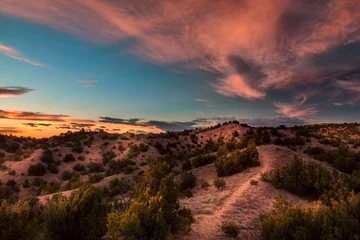 Fotobehang Chocoladebruin Santa Fe Sunset  © ArtofNatureandLight