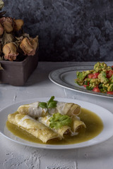 green enchiladas