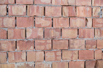 Obraz premium Irregular Red Brick Wall Background