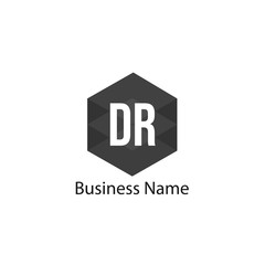 Fototapeta premium Initial Letter DR Logo Template Design