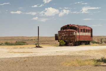 Abandoned Train in Marree