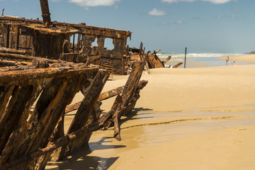 SS Maheno - Shipwreck on Fraser Island Australia