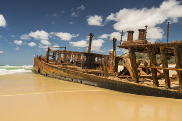 SS Maheno - Shipwreck on Fraser Island Australia