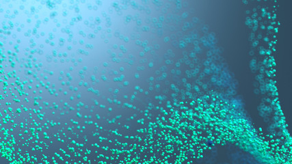 Beautiful abstract fractal background. 3d illustration, 3d rendering.