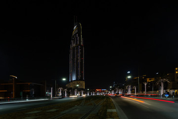 Fototapeta na wymiar Cityscape of Dubai, United Arab Emirates.