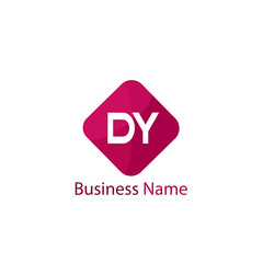 Initial Letter DY Logo Template Design